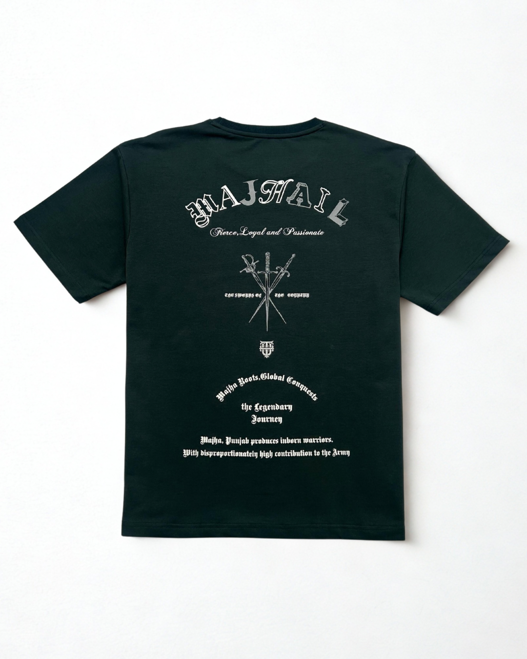 Majhail Green Tshirt