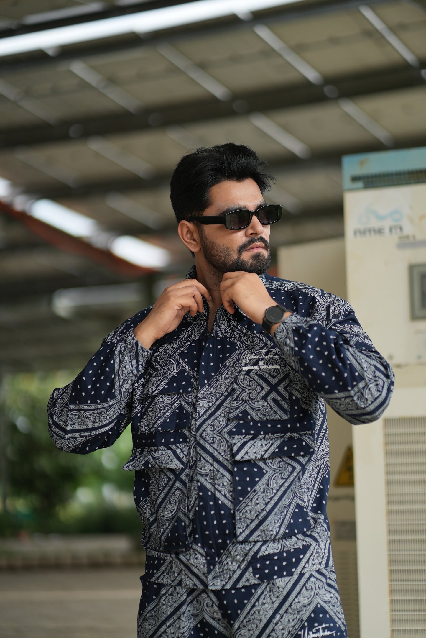 SMW Navy Bandana TrackSuit
