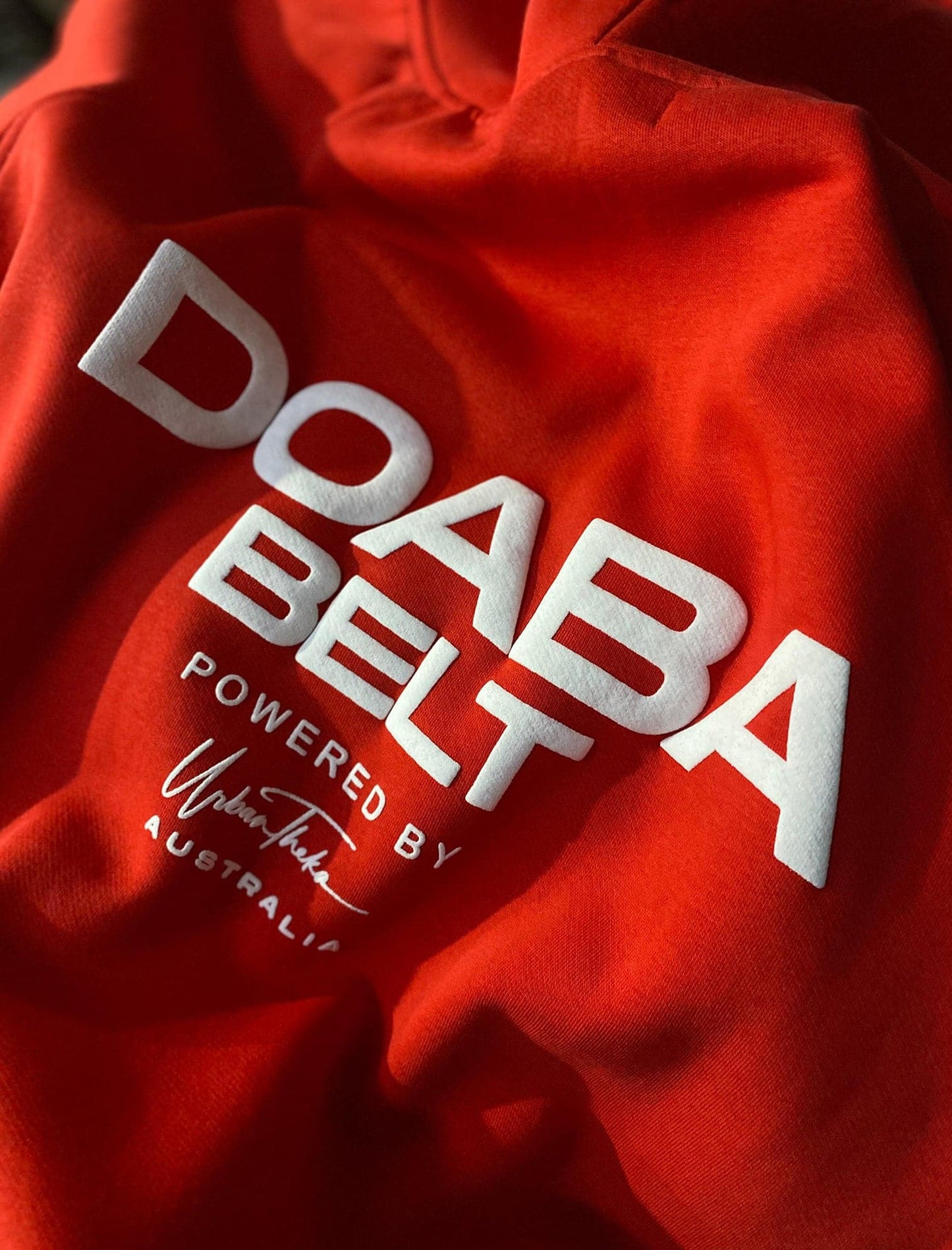 Doabiye Red Hoodie - Doaba Belt. BUY NOW !! - LIMITED EDITION. ( WILL NOT BE REPEATED )
