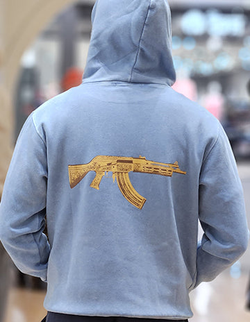 Golden AK Hoodie Distressed