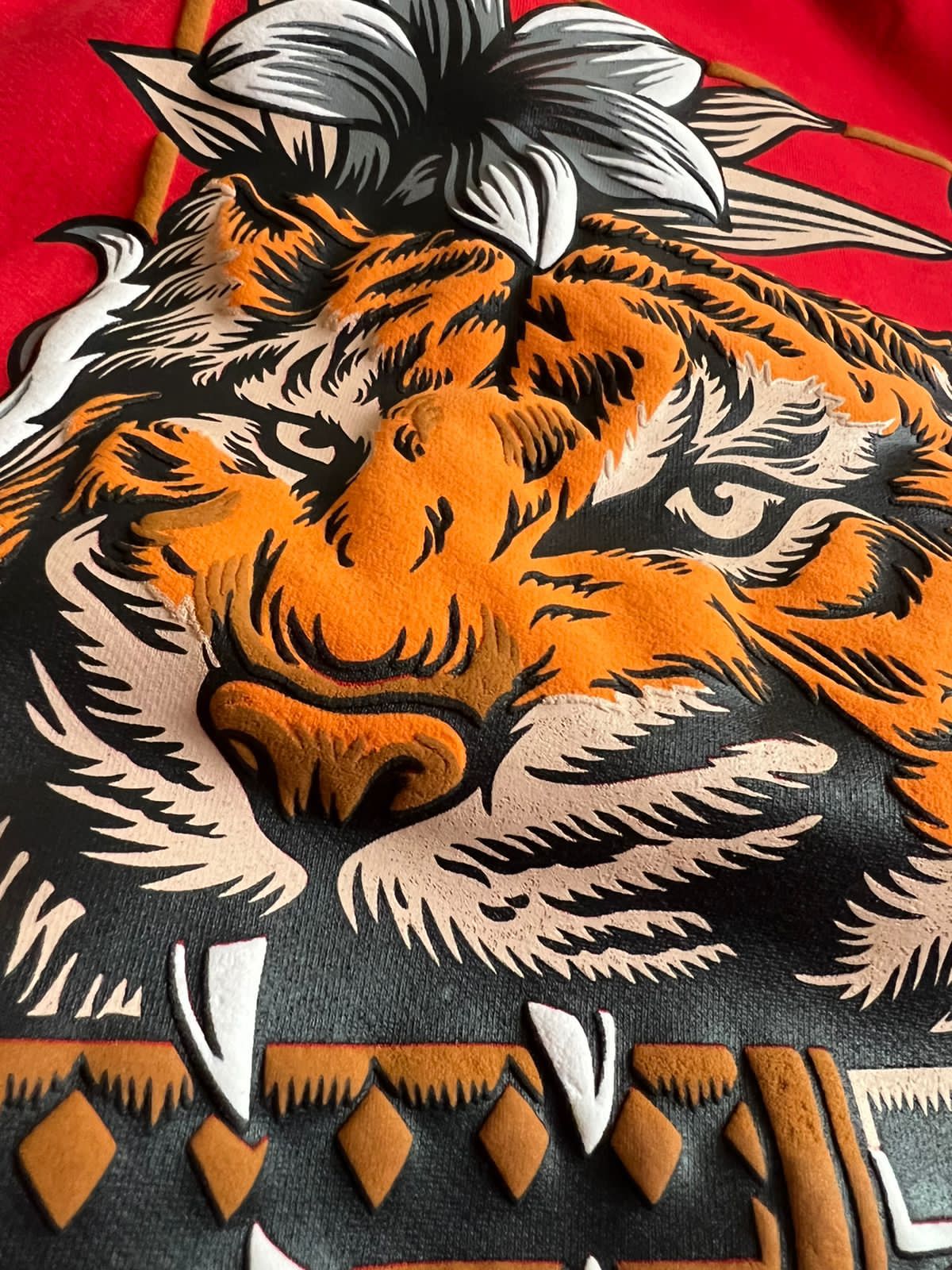 Punjab Tiger Red Hoodie