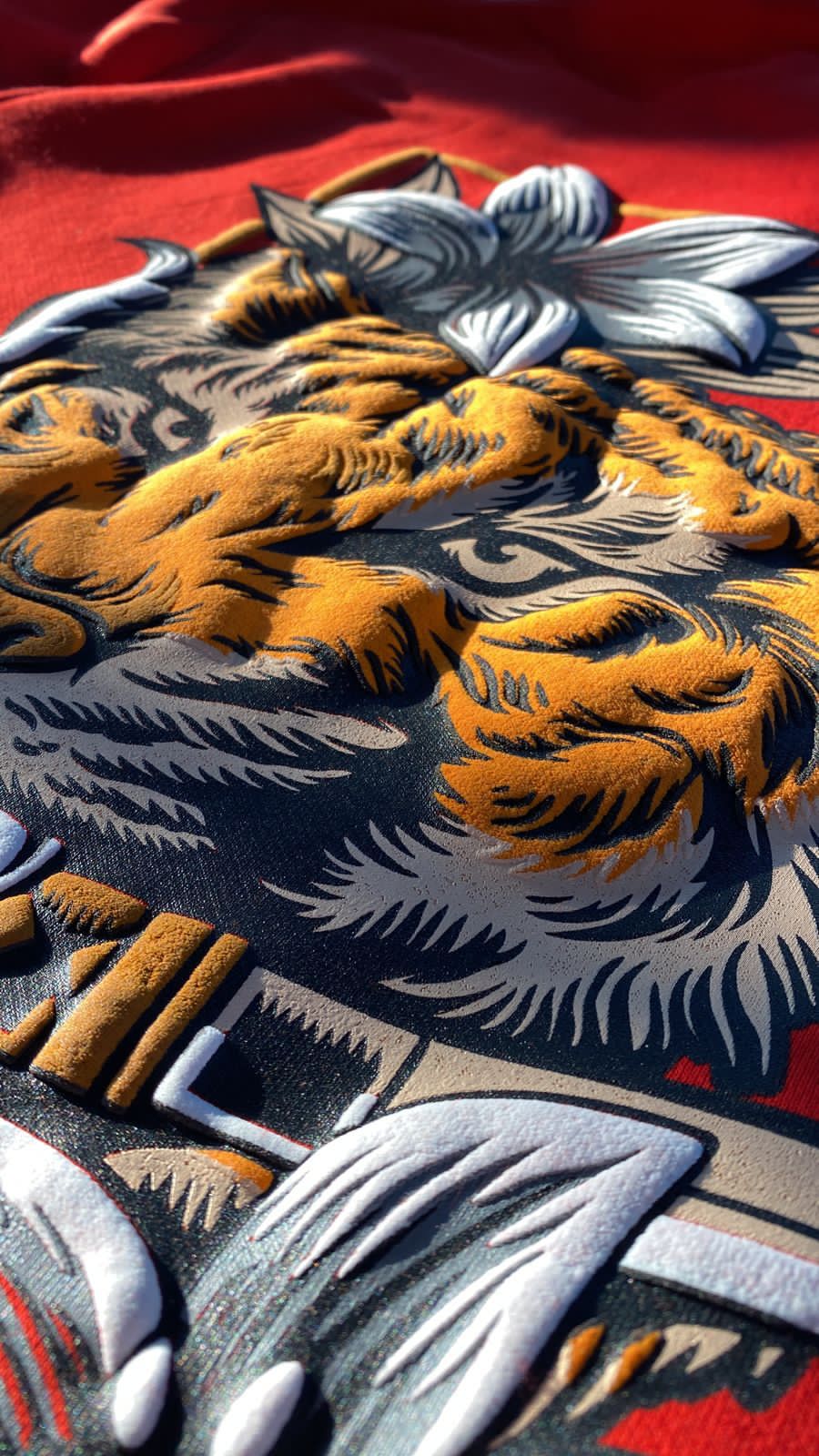 Punjab Tiger Red Hoodie