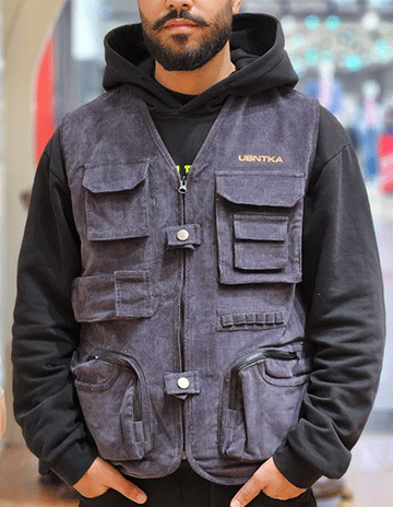 Corduroys Multi Utility Jacket - Steel Grey
