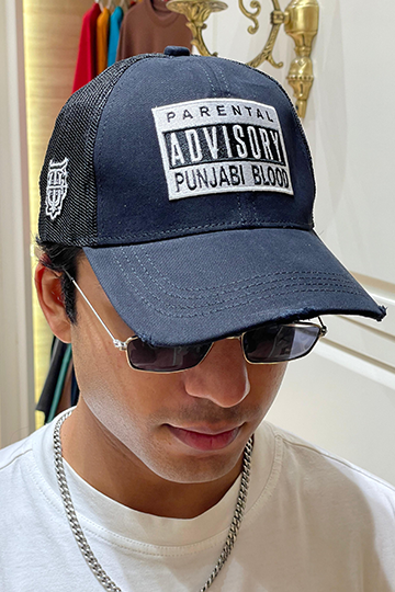Parental Advisory Punjabi Blood Distressed Cap