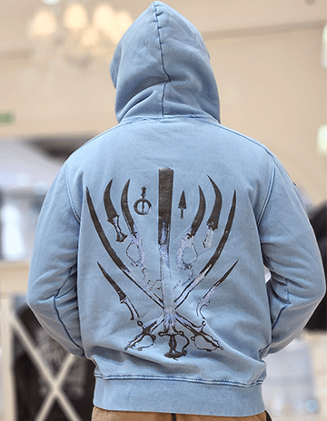 Shastar Ice Blue Hoodie