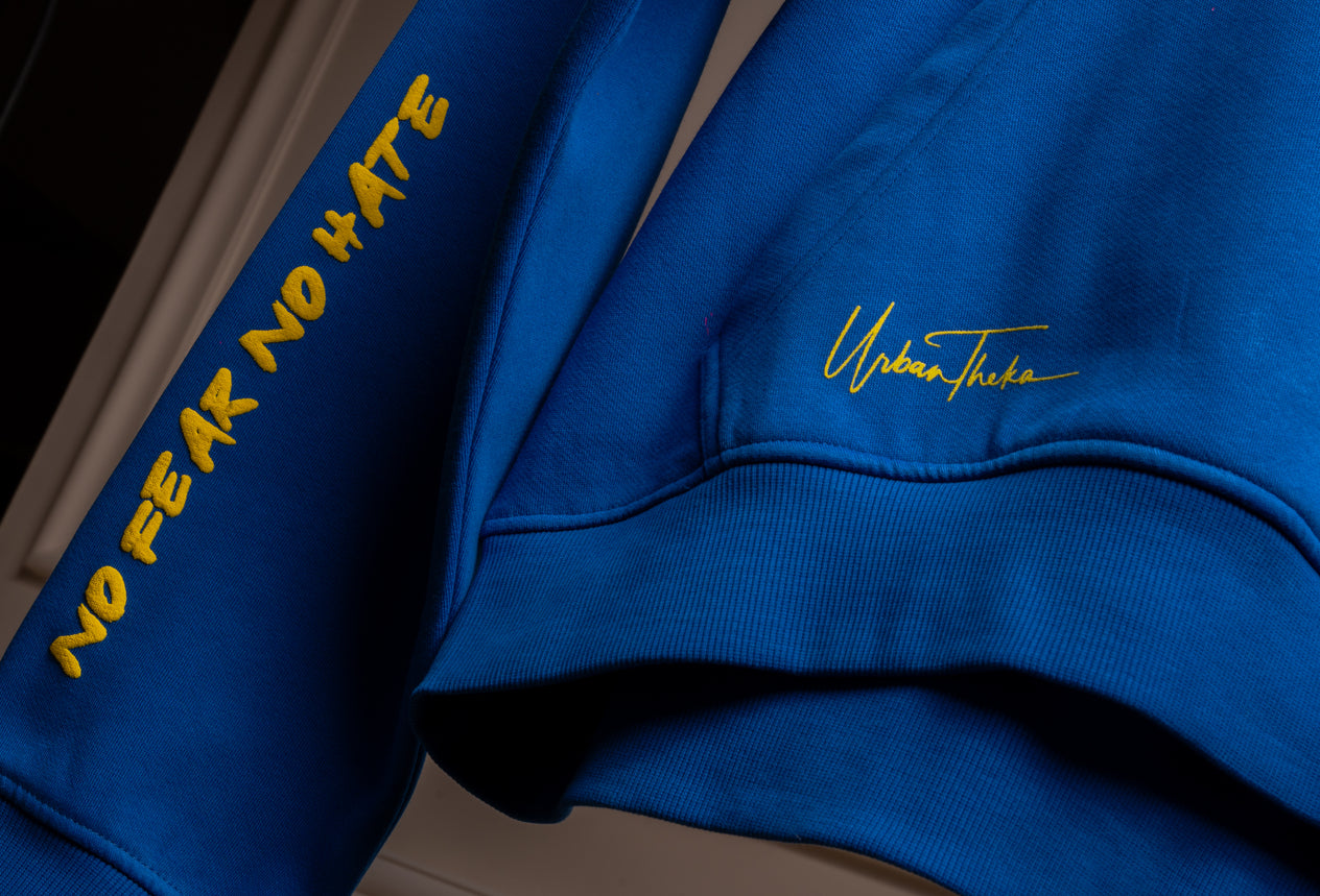 Deep Royal Blue Goat Hoodie