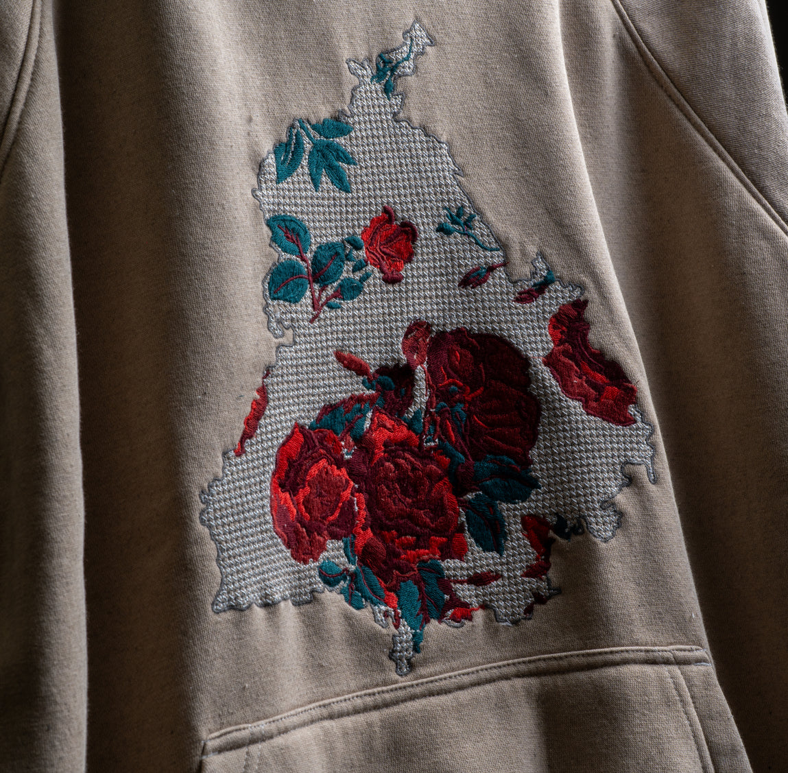 Khirda Punjab Embroidered Designer Hoodie