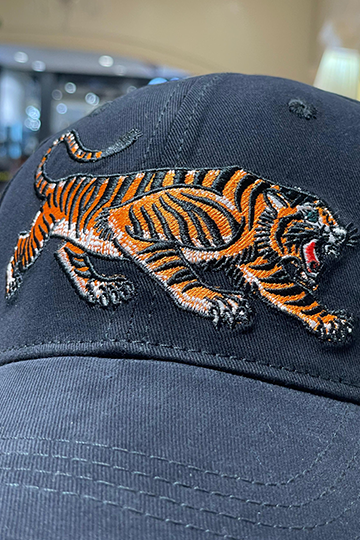 Black Predator Distressed Cap