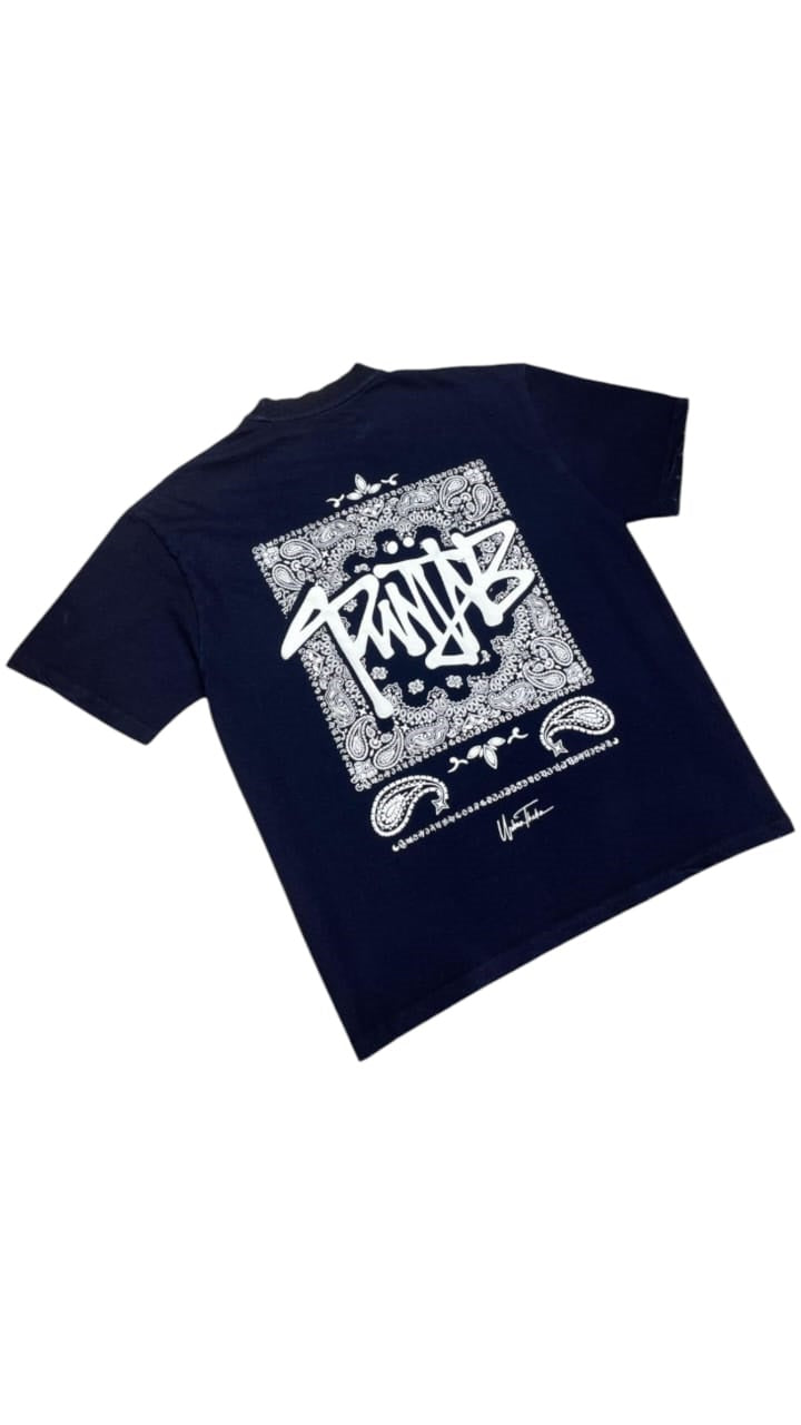 Punjab Bandana Blue Tshirt