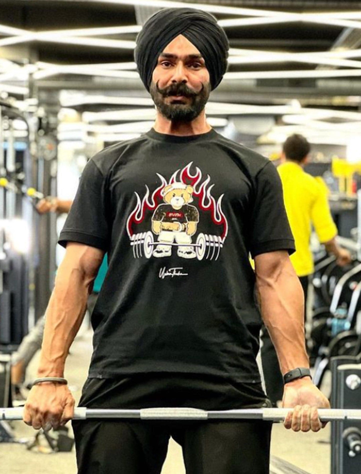 GYM Teddy Black T-shirt