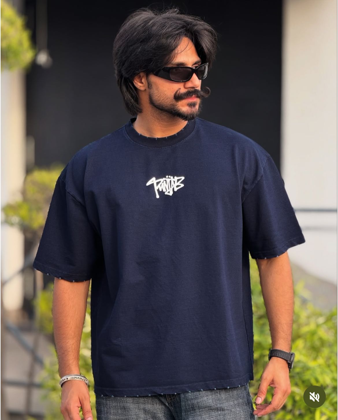 Punjab Bandana Blue Tshirt