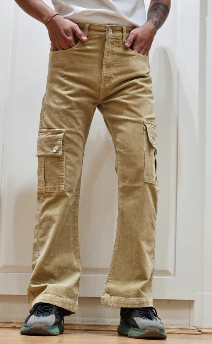 Corduroys Cargos CREAMISH SKIN Colour - Main Image