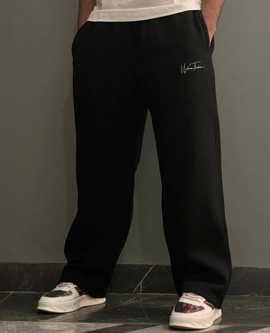 Warm Straight Fit Black Lower - urbantheka