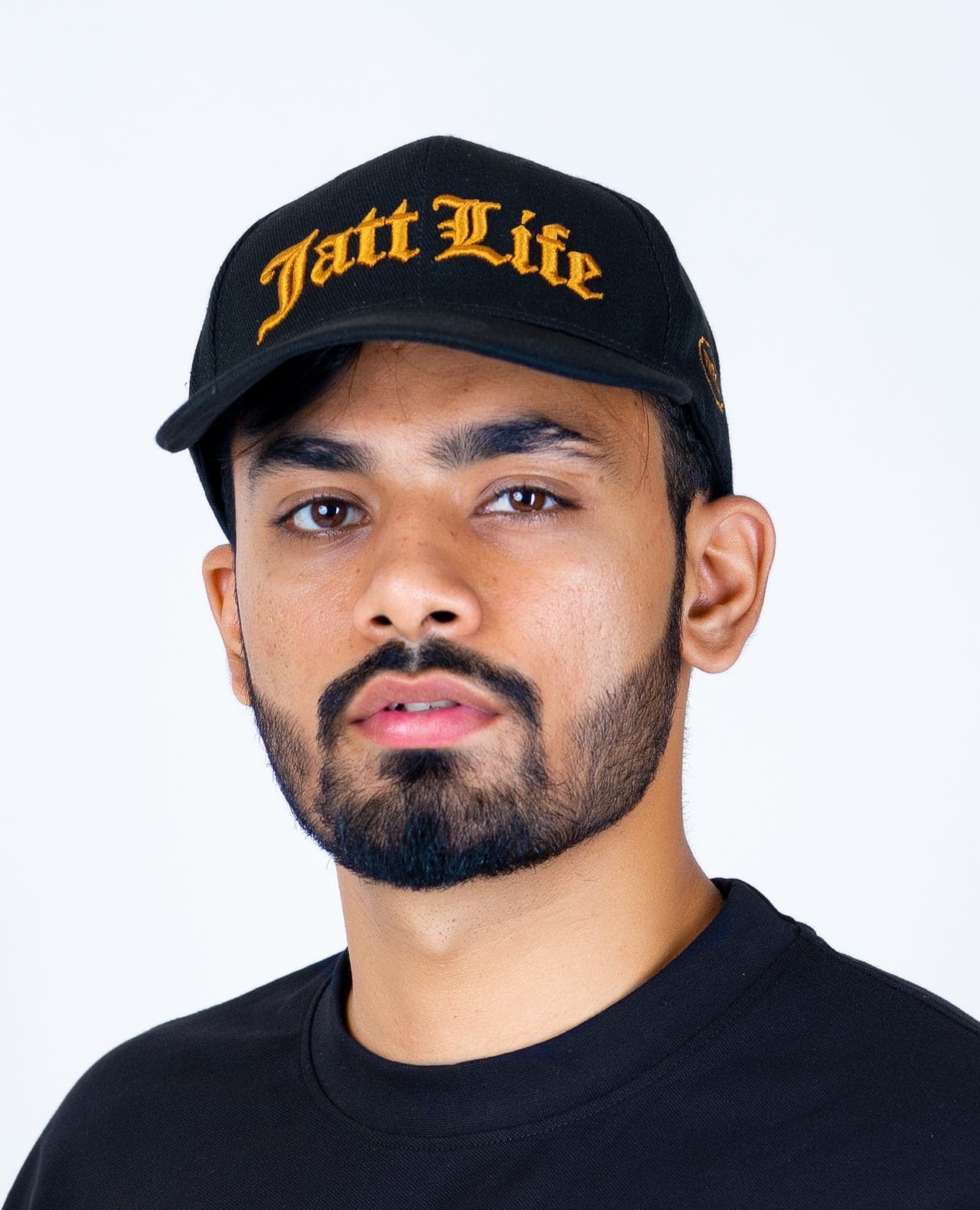 Jatt Life Black & Yellow Cap - urbantheka