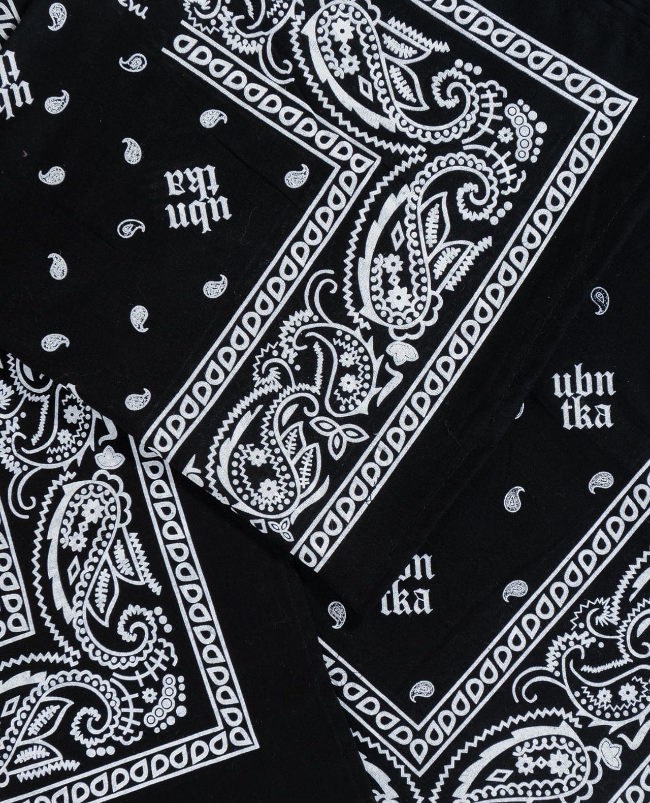 Bandana (Set of 3) Black , Red & Black - urbantheka