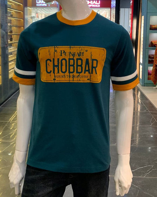 Chobbar Teal Green T-shirt