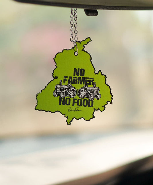 No Farmer No Food Car Hanging - urbantheka