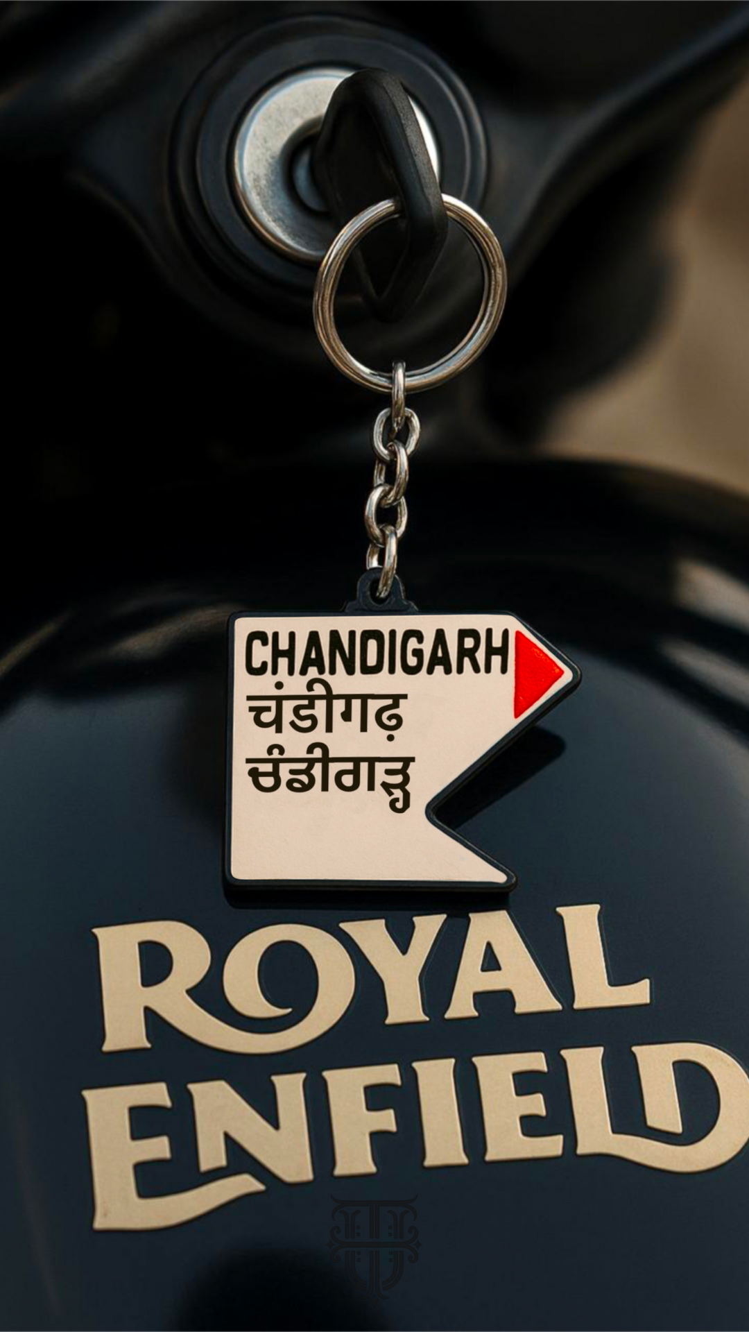 Chandigarh Milestone Keychain