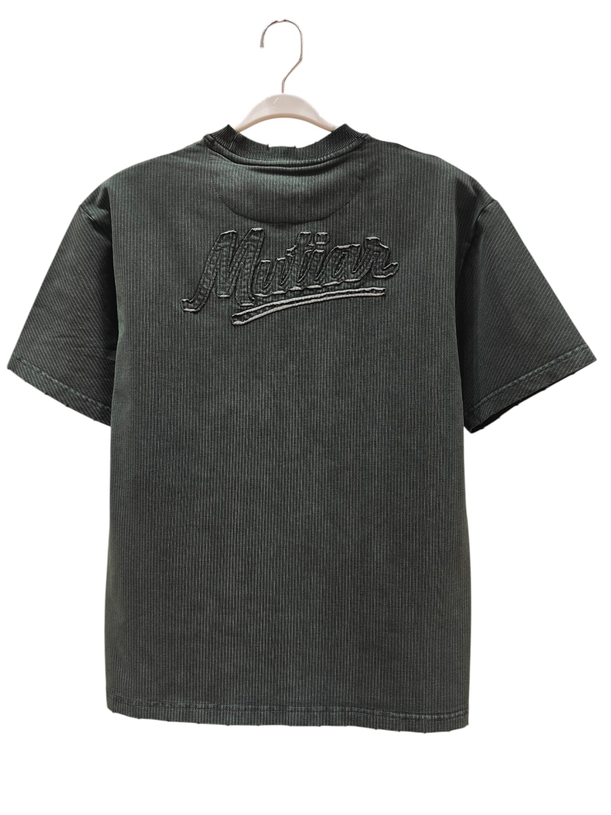 Mutiar Applique Green Tshirt