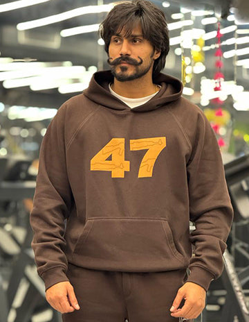 47 Hoodie Coffee Colour