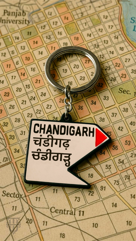 Chandigarh Milestone Keychain