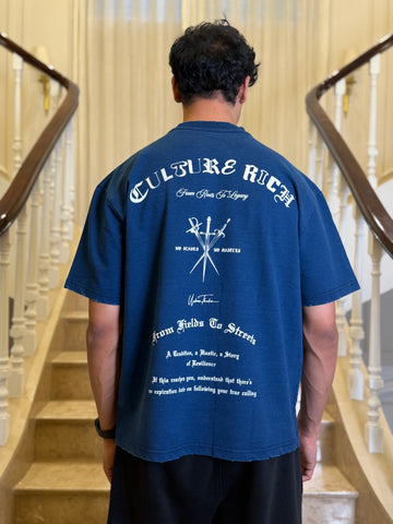 CULTURE RICH - Washed Indigo Tone
