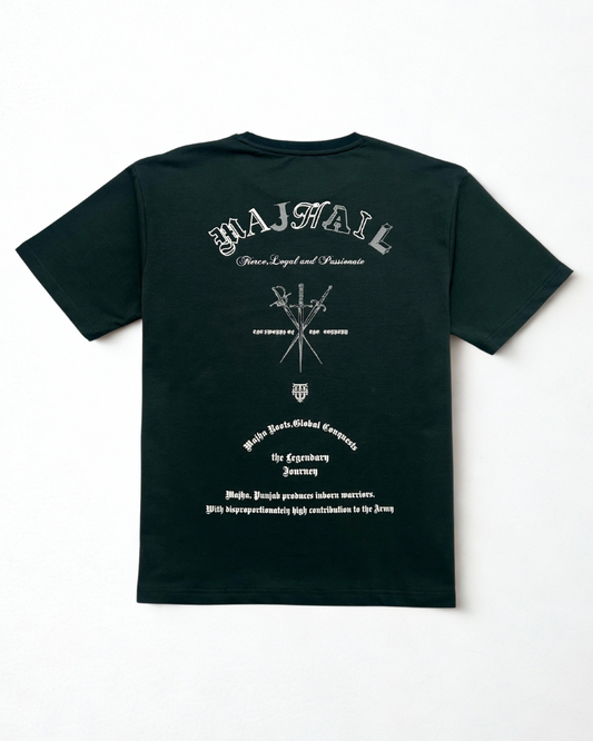 Majhail Green Tshirt