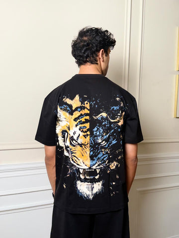 Bipolar Tiger Black Tshirt