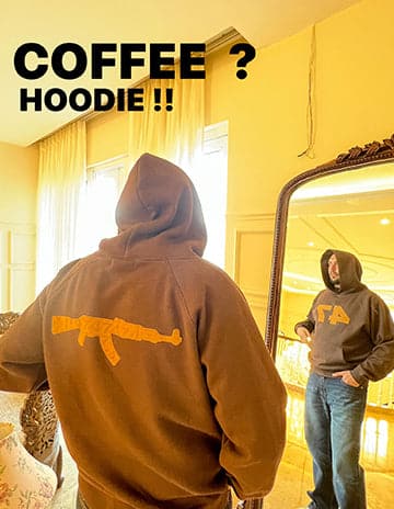 47 Hoodie Coffee Colour