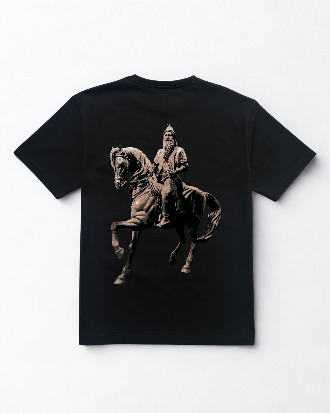 Maharaja Ranjit Singh - Regal Legacy - Black Velvet Print Tshirt