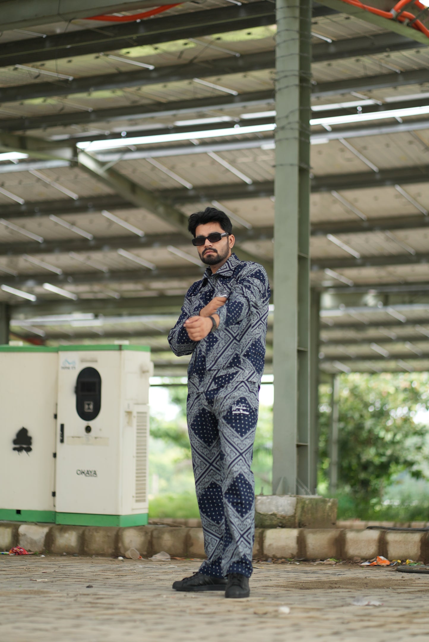 SMW Navy Bandana TrackSuit