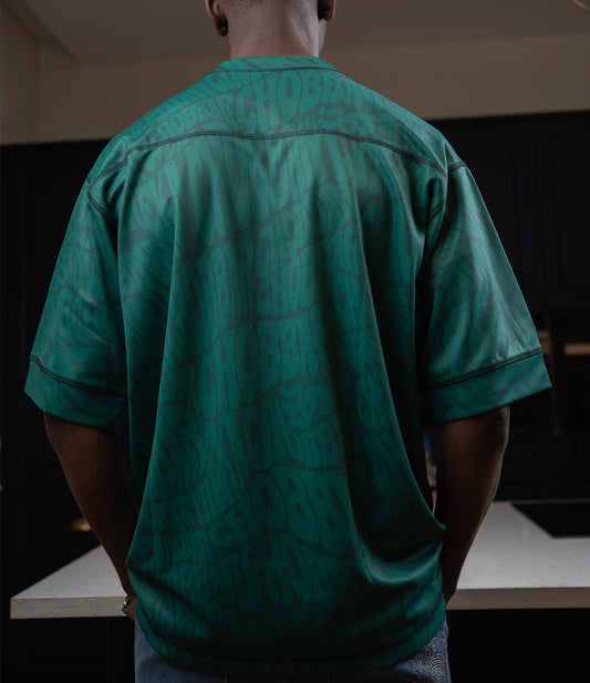 Designer Chobbar Green Cool-n-Dry-Fit Drop Shoulder T-Shirt