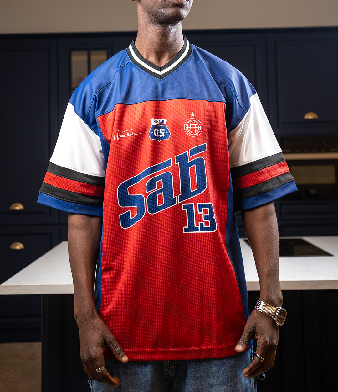 Sab 13 Cool-n-Dry-Fit Drop Shoulder T-Shirt