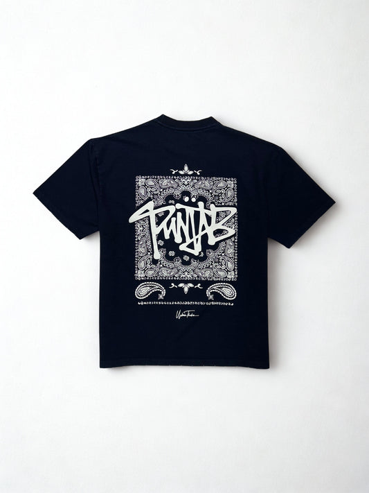 Punjab Bandana Blue Tshirt