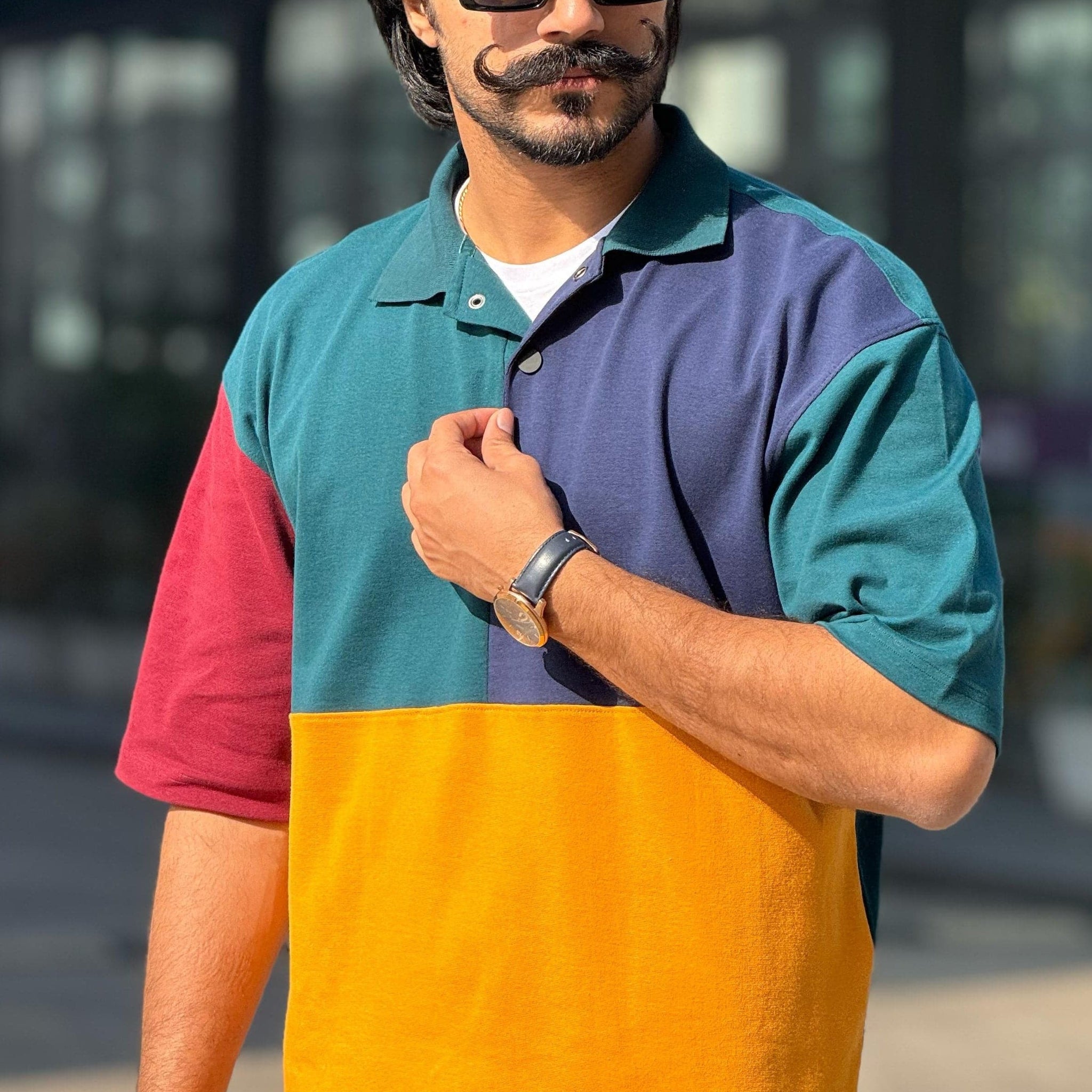Multi Colour Polo Tshirt