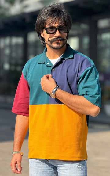 Multi Colour Polo Tshirt