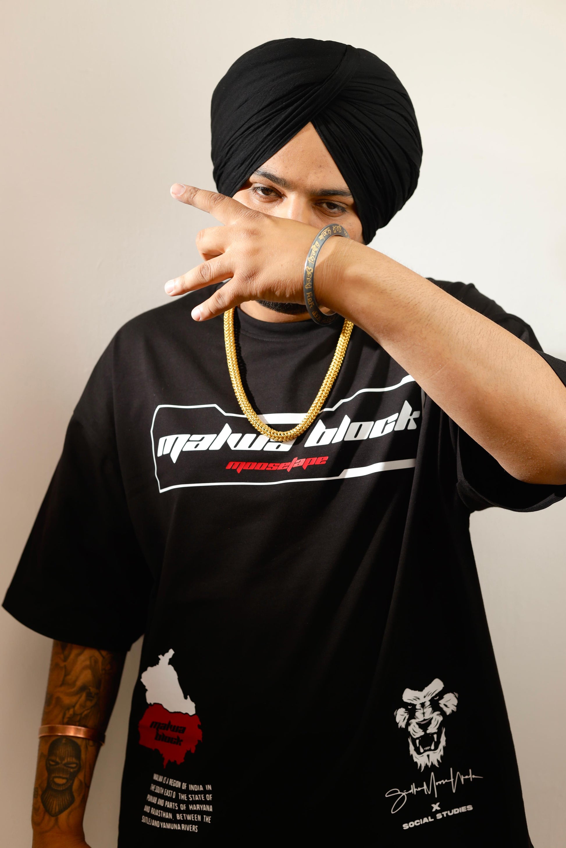 Malwa Block Sidhu Moose Wala T-Shirt - Main Image