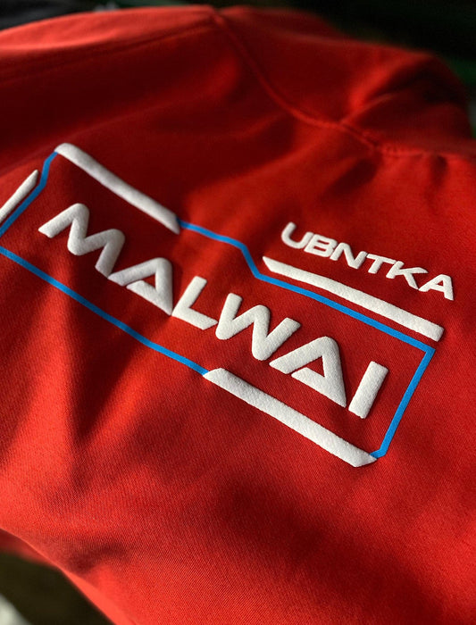 Malwai Red Hoodie - Malwa Block. BUY NOW !!  - LIMITED EDITION.  ( WILL NOT BE REPEATED )