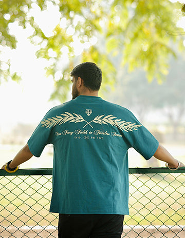 Punjabi Blood Teal Colour Tshirt