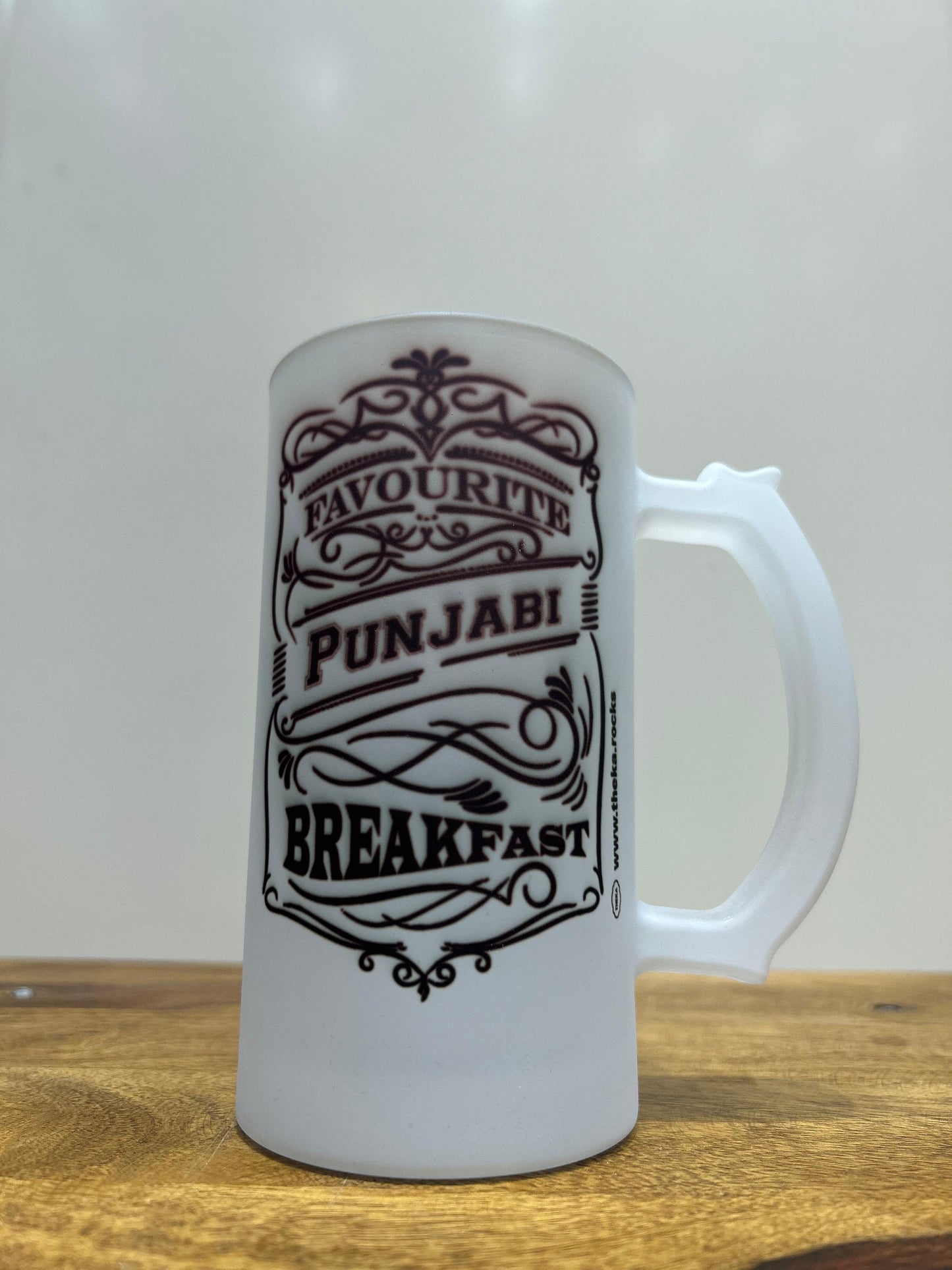 Punjabi Breakfast Beer Mug - Available at Elante Store