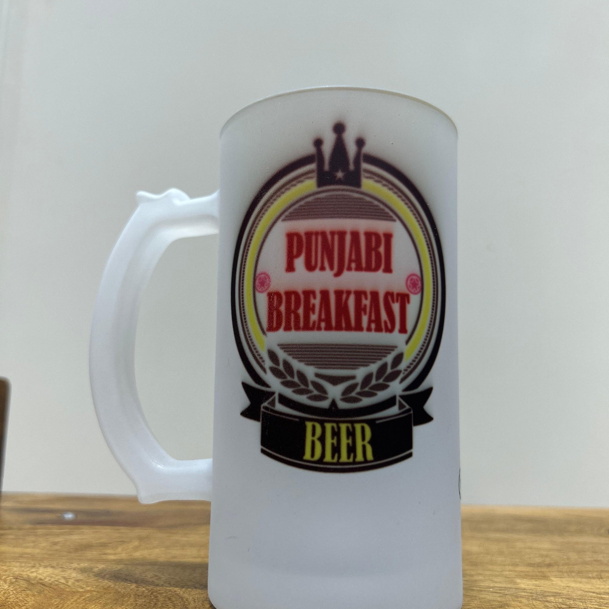 Punjabi Breakfast Beer Mug - Available at Elante Store