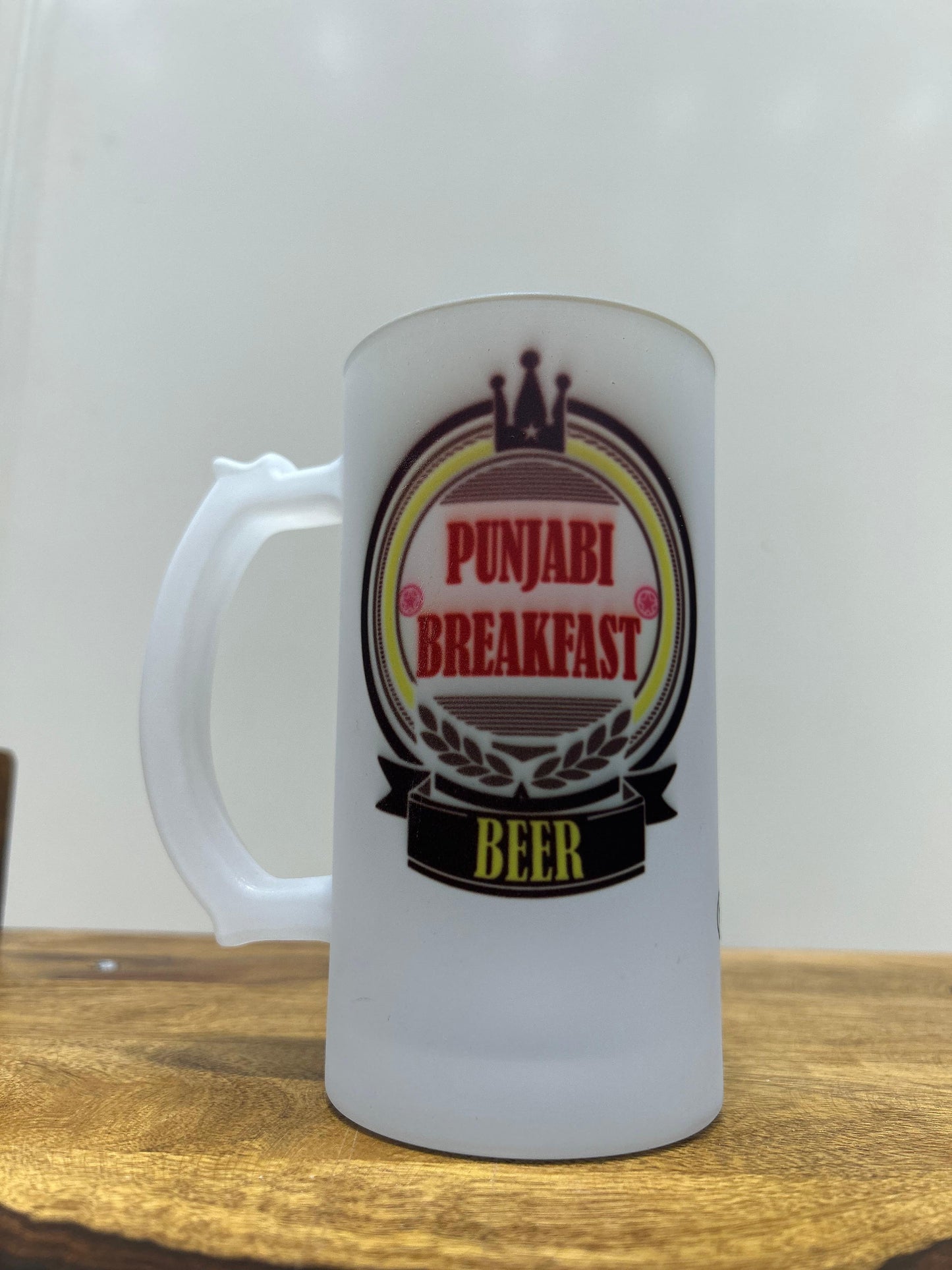 Punjabi Breakfast Beer Mug - Available at Elante Store