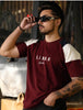 Singh Maroon Raglan T-shirt