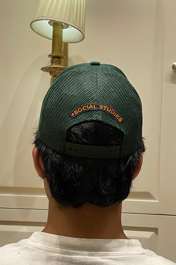 Green Claw Distressed Cap