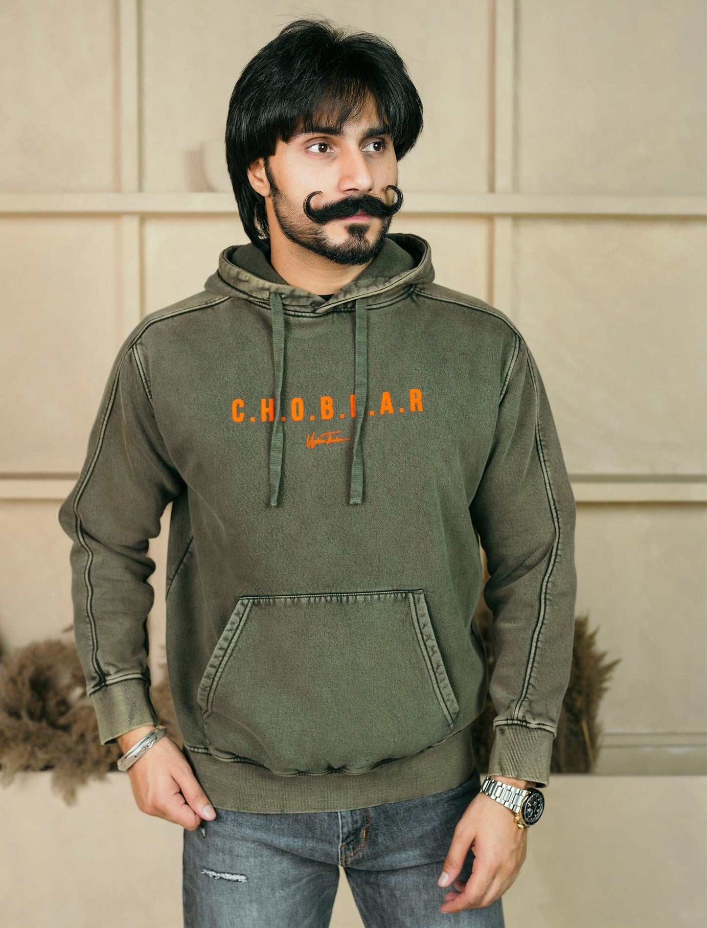 C.H.O.B.B.A.R. Olive Green Hoodie