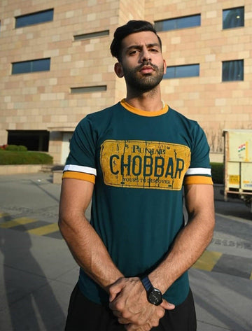 Chobbar Teal Green T-shirt