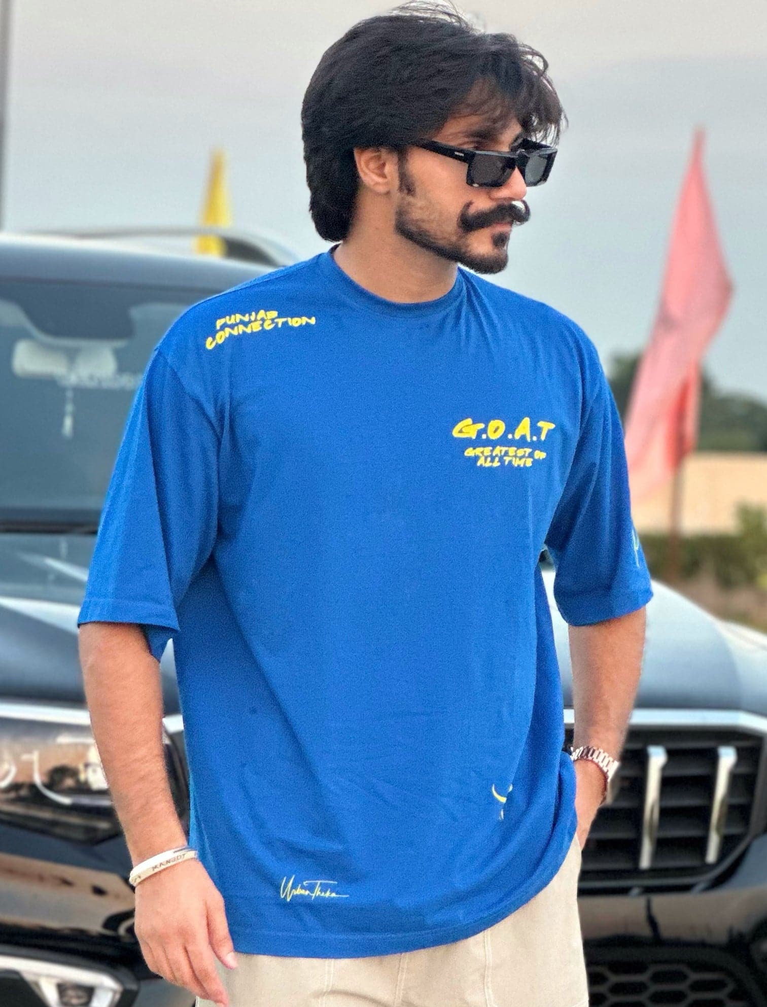 Punjab Connection Royal Blue T-shirt
