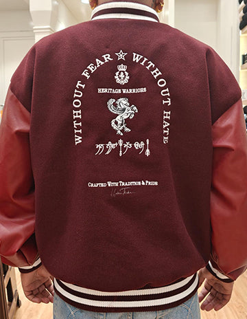 Without Fear Without Hate Varsity Jacket
