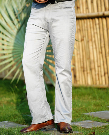 Light Gray Bootcut Jeans - urbantheka