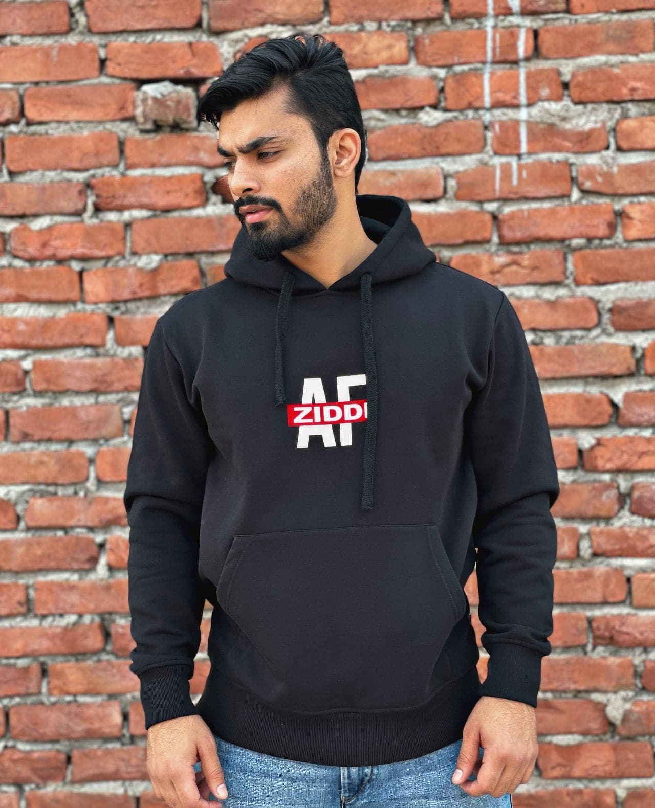 Urbantheka Ziddi AF Hoodie - urbantheka